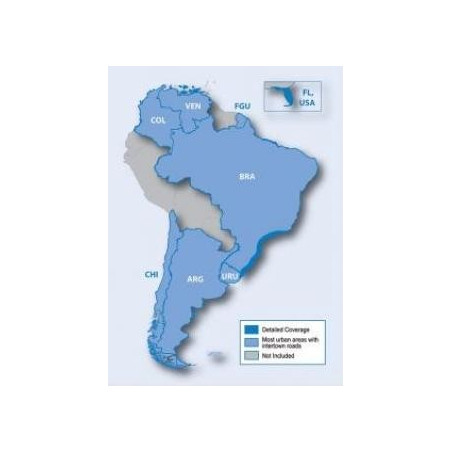 CityNavigator® NT Jižní Amerika, micro SD/SD