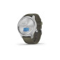 Garmin vivomove Style, Silver/Green Band