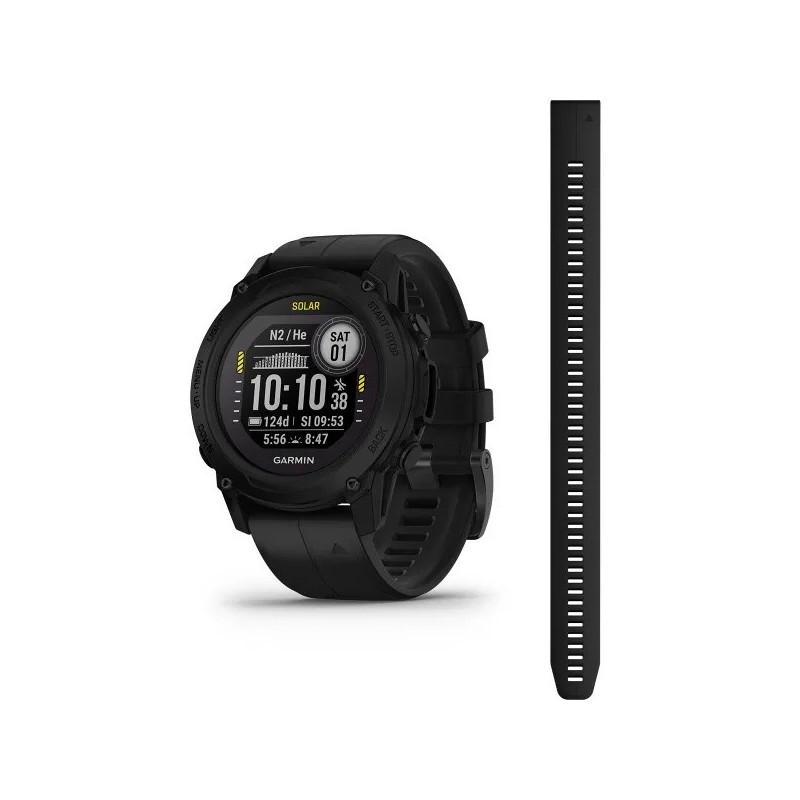 Garmin Descent G1 Sapphire Solar, Black