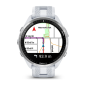 Garmin Forerunner 965, titanová luneta, pouzdro White, řemínek silikonový White/Grey