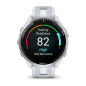 Garmin Forerunner 965, titanová luneta, pouzdro White, řemínek silikonový White/Grey