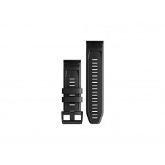 Řemínek Garmin QuickFit 26, silikonový černý, černá přezka