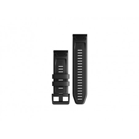 Řemínek Garmin QuickFit 26, silikonový černý, černá přezka