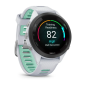 Garmin Forerunner 265S, luneta Black, pouzdro Whitestone, řemínek silicone White/Neo