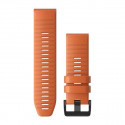 Řemínek Garmin QuickFit 26, silikonový Ember Orange, černá přezka