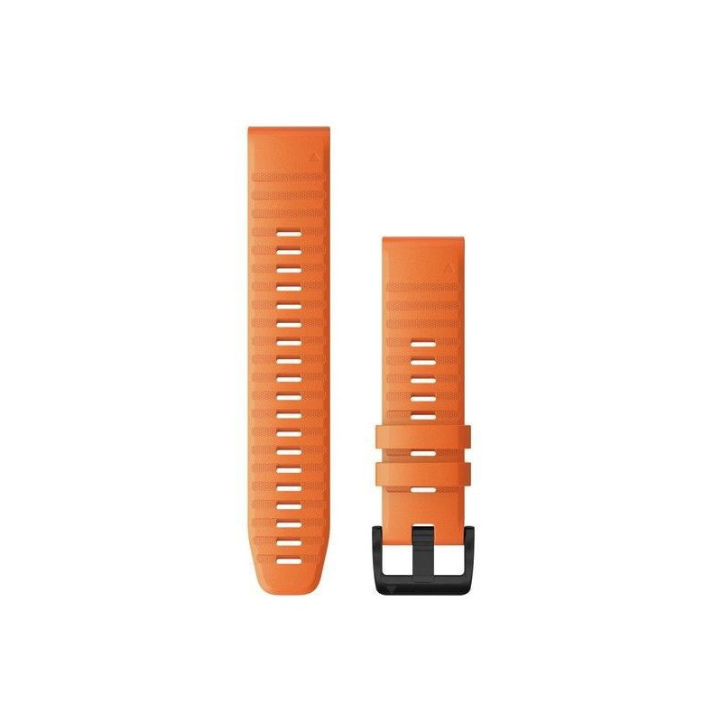 Řemínek Garmin QuickFit 22, silikonový Ember Orange, černá přezka