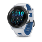 Garmin Forerunner 265, luneta Black, pouzdro White, řemínek silicone White/Blue