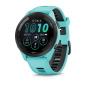 Garmin Forerunner 265, luneta Black, pouzdro Aqua, řemínek silicone Aqua/Black