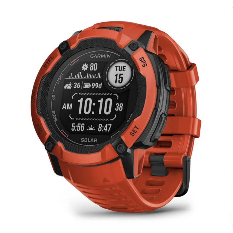 Garmin Instinct 2X Solar Flame Red