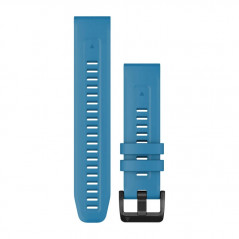 Řemínek Garmin QuickFit 26, silikonový Cirrus Blue, černá přezka