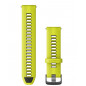 Řemínek Forerunner® (22 mm), silikonový Amp Yellow/Black, přezka Slate