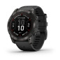 Garmin fenix 7X PRO Sapphire Solar Carbon Gray DLC Titanium/ Black Silicone Band