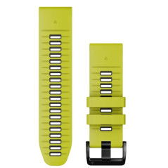 Řemínek Garmin QuickFit 26, silikonový Electric Lime / Graphite
