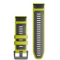 Řemínek Garmin QuickFit 26, silikonový Electric Lime / Graphite