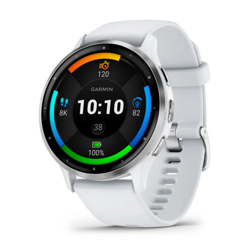 Garmin Venu 3 Silver/White, Silicone band