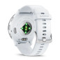 Garmin Venu 3 Silver/White, Silicone band