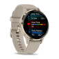 Garmin Venu 3S Soft Gold / French Gray, Silicone Band