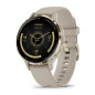 Garmin Venu 3S Soft Gold / French Gray, Silicone Band