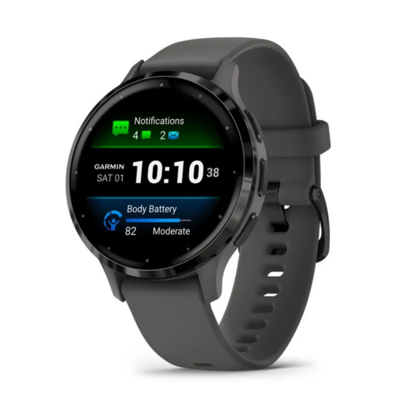 Garmin Venu 3S Slate/Gray, Silicone band