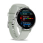 Garmin Venu 3S Silver/Sage grey, Silicone band