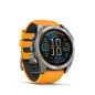 Garmin fēnix 8 – 51 mm, AMOLED, Sapphire, Titanium s Orange/Graphite silikonovým řemínkem Garmin fēnix 8 – 51 mm, AMOLED, Sapphire, Titanium s Orange/Graphite silikonovým řemínkem