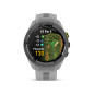 Garmin Approach S70 - 42mm, Keramická luneta Black/Amp Yellow, silikonový řemínek Powder Grey Garmin Approach S70 - 42mm, Keramická luneta Black/Amp Yellow, silikonový řemínek Powder Grey