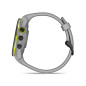 Garmin Approach S70 - 42mm, Keramická luneta Black/Amp Yellow, silikonový řemínek Powder Grey Garmin Approach S70 - 42mm, Keramická luneta Black/Amp Yellow, silikonový řemínek Powder Grey