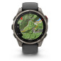 Garmin Fenix 8 Pro – 47 mm, AMOLED, Sapphire, Titanium se silikonovým řemínkem Graphite/Black