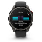 Garmin Fenix 8 Pro – 47 mm, AMOLED, Sapphire, Titanium se silikonovým řemínkem Graphite/Black