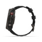 Garmin Fenix 8 Pro – 51 mm, AMOLED, Sapphire, Carbon grey DLC titanium s Black/Pebble Grey silikonovým řemínkem