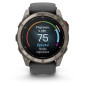 Garmin Fenix 8 Pro – 51 mm, AMOLED, Sapphire, Titanium se silikonovým řemínkem Graphite/Black