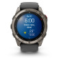 Garmin Fenix 8 Pro – 51 mm, AMOLED, Sapphire, Titanium se silikonovým řemínkem Graphite/Black
