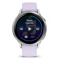 Garmin Venu® 4 - 41mm, Silver / Periwinkle silikonový řemínek