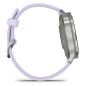Garmin Venu® 4 - 41mm, Silver / Periwinkle silikonový řemínek