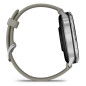 Garmin Venu 4 - 45mm, Silver / Silver Gray silikonový řemínek