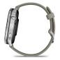 Garmin Venu 4 - 45mm, Silver / Silver Gray silikonový řemínek