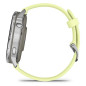 Garmin Venu 4 - 45mm, Silver / Citron silikonový řemínek