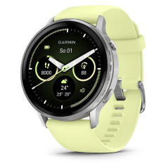 Garmin Venu 4 - 45mm, Silver / Citron silikonový řemínek