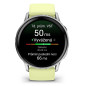 Garmin Venu 4 - 45mm, Silver / Citron silikonový řemínek