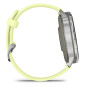 Garmin Venu 4 - 45mm, Silver / Citron silikonový řemínek