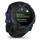 Garmin Instinct 3 - 50mm, AMOLED, Black s řemínkem Black / Bolt Blue