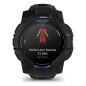 Garmin Instinct 3 - 50mm, AMOLED, Black s řemínkem Black / Bolt Blue