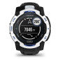 Garmin Instinct 3 - 50mm Solar, Whitestone s řemínkem Black / Bolt Blue