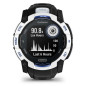 Garmin Instinct 3 - 50mm Solar, Whitestone s řemínkem Black / Bolt Blue