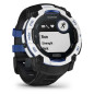 Garmin Instinct 3 - 50mm Solar, Whitestone s řemínkem Black / Bolt Blue