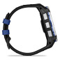 Garmin Instinct 3 - 50mm Solar, Whitestone s řemínkem Black / Bolt Blue
