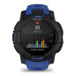 Garmin Instinct 3 - 45mm, AMOLED, Black s řemínkem Bolt Blue / Black