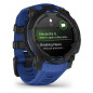 Garmin Instinct 3 - 45mm, AMOLED, Black s řemínkem Bolt Blue / Black
