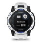 Garmin Instinct 3 - 45mm Solar, Whitestone s řemínkem Whitestone / Bolt Blue