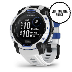 Garmin Instinct 3 - 45mm Solar, Whitestone s řemínkem Whitestone / Bolt Blue